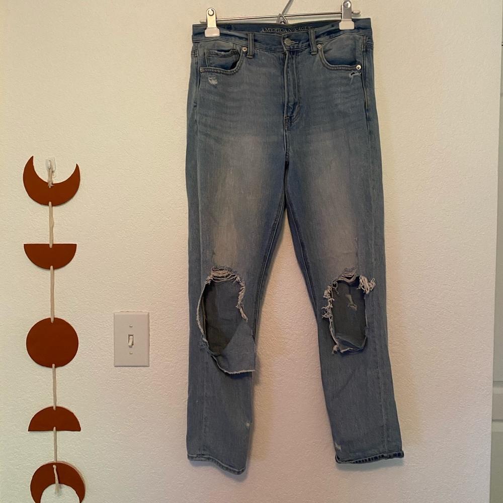 American Eagle ripped jeans